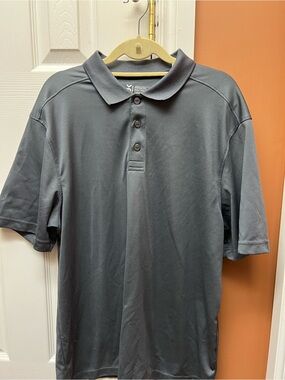 Cutter & Buck Men's Slate Gray Short-Sleeve Polo